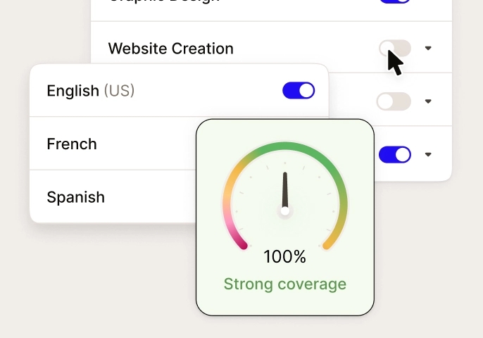Optimizing settings illustration