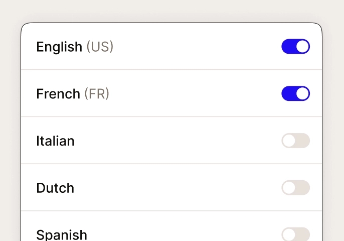 Illustration for defining your language